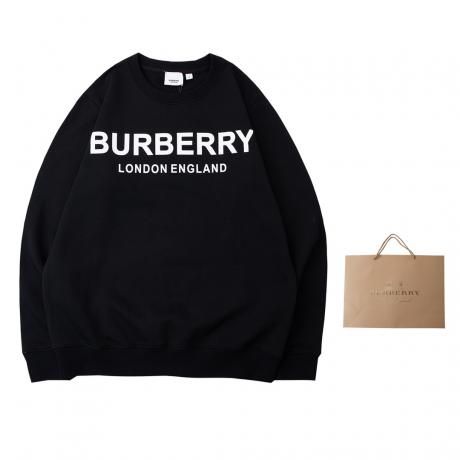 Burberry バーバリー メンズレディース緩い服定番ラウンドネック シンプルさ レジャー百搭  印刷ファッション柔軟コートビジネス絶妙高級感 ニット2色 ブランド後払い直営店