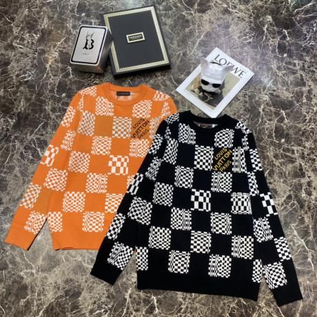 累積売上額TOP19 ルイヴィトン LOUIS VUITTON  メンズ定番ラウンドネック シンプルさ 柔軟絶妙高級感 高級感 ニット 販売工場直営ランキング