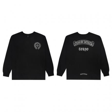 Chrome Hearts クロムハーツ メンズレディースTシャツ印刷手作り服は洗える長袖美しい 本当に届くスーパーコピー 口コミ後払い工場直営店