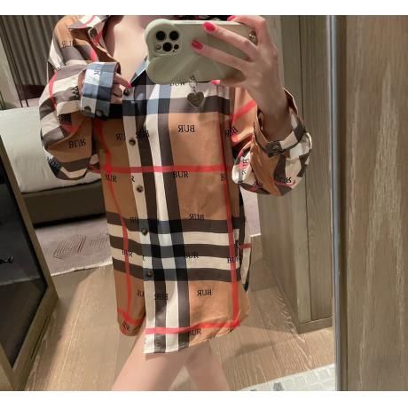 avant garde Burberry バーバリー 緩い服新作印刷シャツ格子 スーパー工場直営店通販