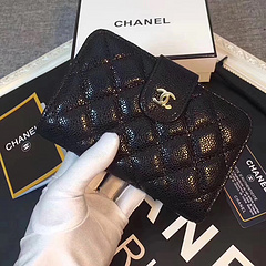  シャネル Chanel  黒色 レディース 0899-4  最高品質コピー財布代引き対応