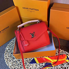ブランド販売 ルイヴィトン Louis Vuitton ショルダーバッグトートバッグ 赤色 レディース 54877  レプリカバッグ 代引き