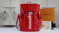 新作 Supreme&ルイヴィトン バックパック 赤色 メンズ M41379（MPH）  スーパーコピーブランド代引きバッグ