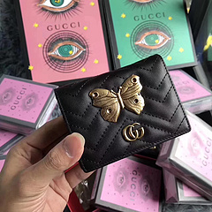  Gucci グッチ  黒色 レディース  466493  スーパーコピー財布通販