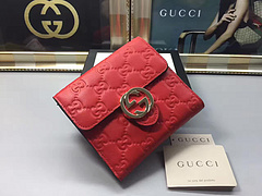  Gucci グッチ  赤色 レディース 369676  値下げ レプリカ販売財布